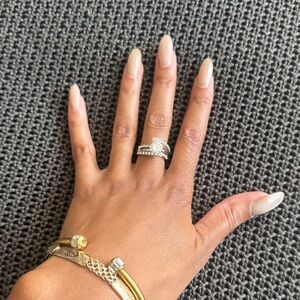 Triple Band Diamond Ring